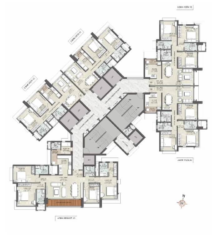 Kalpataru Vienta Kandivali | 2,3 & 4 BHK Apartments‎